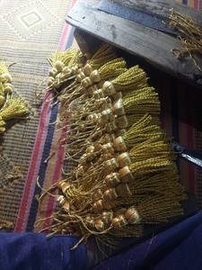 Logotipo personalizado 12CM Borlas de oro par atemporal Iglesia prendas y bolsa de ajuste con insignias de Hamza para uso al aire libre - Product Image 3