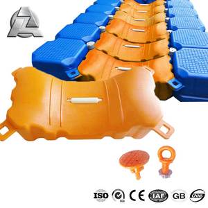 Kits de plate-forme d'eau standard Pontons flottants modulaires <span class=keywords><strong>en</strong></span> plastique Bateaux de <span class=keywords><strong>ponton</strong></span> de mer à vendre - Product Image 5