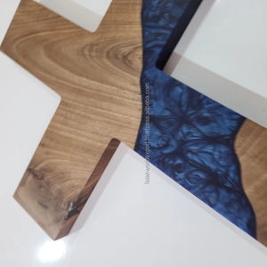 Polished Religious Style Cedar <b>Wood</b> <b>Rustic</b> Cross Wall Hanging Sculpture European Regional Feature Customized Color Size By FWE - Product Image 5