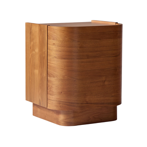 Table de chevet en bois pour l'intérieur, au design moderne et avec rangement fonctionnel, pour chambre à coucher et hôtel - Product Image 2