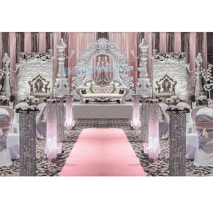 Grand mariage beau look scène délicieuse décoration de scène de mariage scène de mariage pour mariage asiatique - Product Image 1