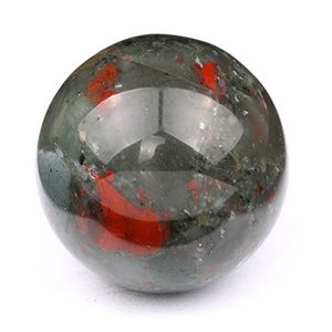 Vente chaude Haute Poli Naturel Africain Bloodstone Cristal Sphère Boule De Pierre De Guérison pour Cadeaux et Utilisation Spirituelle En Vente - Product Image 4