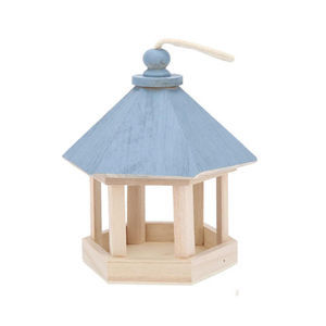 Gỗ rắn chim nhà hình dạng không thấm nước ngoài trời birdhouse nhà trang trí/Vẹt lồng chim vẹt nghỉ ngơi sử dụng Bird Feeder - Product Image 5