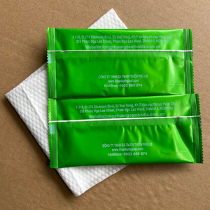 Single-Use Scented Travel-Sized <b>Cleansing</b> <b>Wipes</b> for Restaurants Fast Delivery Custom Design by Vietnam Manufacturer - Product Image 5