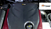 Couverture de moteur en Fiber de carbone sèche, tissage en sergé 3K à finition brillante pour BENZ C,E W205(M274)GLC
