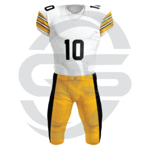 Últimos uniformes de fútbol americano para jóvenes Diseños de camisetas cortas Uniformes transpirables al por mayor para la temporada de verano - Product Image 4