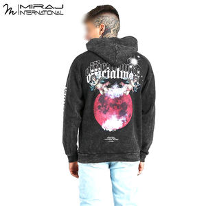 Pull à manches longues style meilleur fournisseur fait à la main dernière conception à prix raisonnable Acod Wash Hoodies - Product Image 2