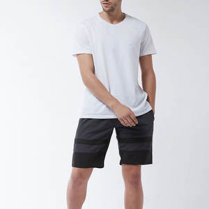 Shorts en toile pour hommes, couleur unie, respirants, style décontracté, taille haute, coupe-vent, avec cordon de serrage, sur mesure, OEM - Product Image 4