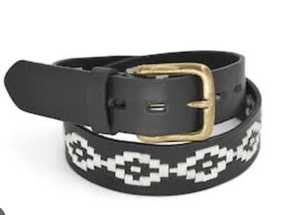 เข็มขัดดีไซน์เนอร์สำหรับชายและหญิงยอดเยี่ยมหนังวัวแท้ทำด้วยมือโปโลตะวันตกแกะสลักความยาวตามสั่ง - Product Image 3