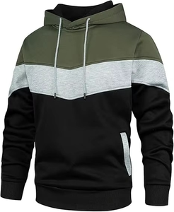 Sweats à capuche pour hommes personnalisés, unis, délavés au soleil, qualité supérieure, 100% coton, écologiques, respirants - Product Image 1
