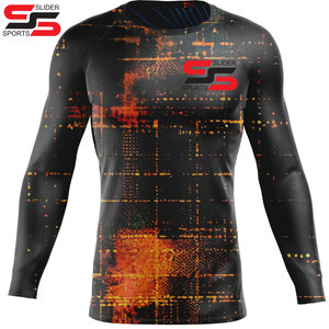 Logo personnalisé sublimé Compression à manches longues Fitness Shirt Rash Guard OEM Vente en gros Rash Guard pour hommes Offre Spéciale produits - Product Image 5