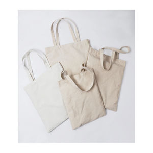 Sac fourre-tout en toile de coton écologique avec logo personnalisé, de conception créative vierge, pour un usage quotidien et les achats - Product Image 2