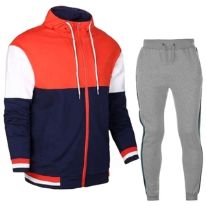 Custom Logo Men <b>Polyester</b> <b>Tracksuit</b> Set Lightweight Breathable Quick Dry Jogger Suit Gym Workout Sportswear - Product Image 1