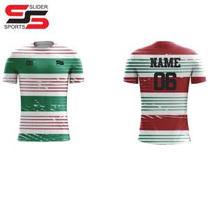 Maillot de football de haute qualité de vente chaude pour 100% polyester Design personnalisé maillot de football vêtements de sport - Product Image 1