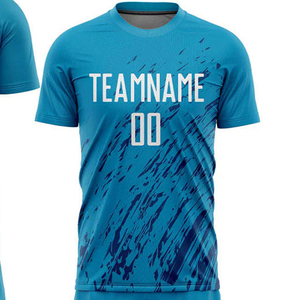Uniforme de football pour hommes personnalisé respirant grande taille manches courtes séchage rapide vêtements d'équipe club - Product Image 3