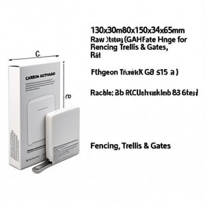 บานพับเหล็กดิบ GAH ขนาด 130x30x80x150x34x65 มม. สำหรับรั้ว ระแนง และประตู - Product Image 3