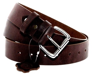 European American Style Genuine Leather Cowhide Belt for Men New With Buckle Casual Business Cheap Price Wholesale - Product Image 2