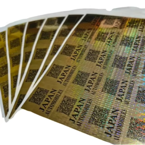 Security Holographic Anti-Anti Counterfeit PET Material Embossed/Debossed UV/Laser/Digital Printing Custom Logo Packaging - Product Image 1