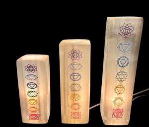 Lámpara de Cristal Ónix Redonda y Cuadrada, Diseño Art Deco con Técnica de Tallado, 30 cm, para Decoración del Hogar con Feng Shui y Navidad - Product Image 3