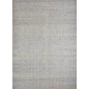 Tapis en laine noué à la main Erbe Ivory GS-11 à motif médaillon pour salon ou couloir, tapis rectangulaires Jaipur ZA - Product Image 1