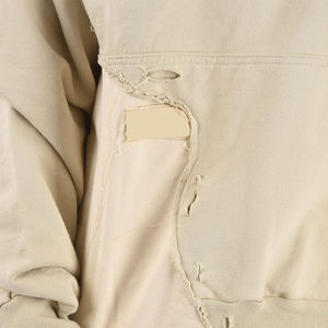 สินค้ามาแรง เสื้อฮู้ดดี้ผู้ชายแบบสั่งทำพิเศษ สไตล์ดิสเทรส ทรงหลวม ไหล่ตก ดีไซน์ใหม่ ผ้าฟลีซคอตตอน 100% แบบเรียบ - Product Image 6