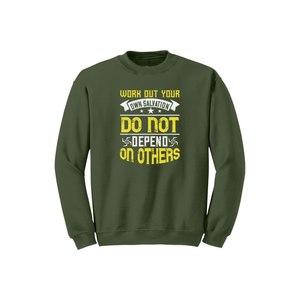 Sudadera de mezcla de algodón con estampado de temas de Buda, 12 opciones de color, estilo informal 260-280 GSM, colocación de diseño personalizable para invierno - Product Image 6