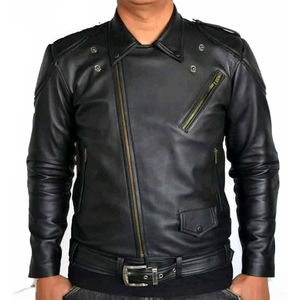 Nueva chaqueta de cuero de calidad profesional para hombres Ropa de invierno Chaqueta de cuero impermeable de mejor diseño de moda - Product Image 5