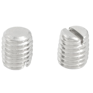 สกรูตัวหนอนปลายแบนแบบมีร่อง สแตนเลส SUS 304 316 316L A2 A4 มาตรฐาน DIN551 - Product Image 1