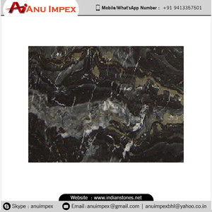 Carrelage en marbre noir design moderne Carrelage mural intérieur Décoration de salle de bain Utiliser le meilleur marbre - Product Image 3