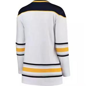 Camisetas de práctica de hockey reversibles transpirables personalizables, ropa deportiva Unisex, estampado bordado, nombre del equipo OEM, Club de hockey sobre hielo - Product Image 6