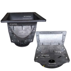 256*255*276mm Good Quality <b>engineering</b> <b>plastic</b> 2 Inch throat Tweeter Speaker horn tweeter waveguide Line Array Difusores - Product Image 3