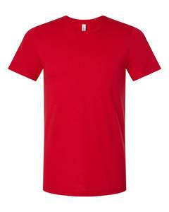Vente en gros de vêtements décontractés pour hommes T-shirt à manches courtes en jersey CVC de couleur unie personnalisable de grande taille-T-shirt écologique doux et respirant - Product Image 2