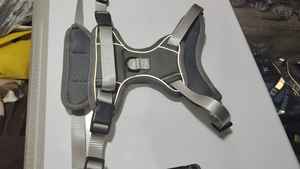 Arnés de perro antientrenamiento con diamantes genuinos en blanco, ganchillo impermeable para Ruffwear, Collar de lujo, correa de perro policía bonita de nailon - Product Image 6