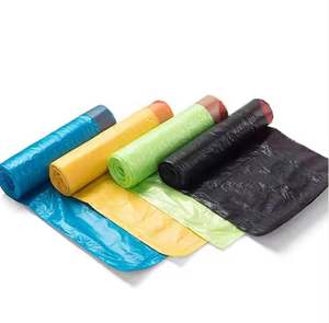 ถุงขยะแบบมีเชือกหูรูดแบบม้วนถุงขยะแบบหูรูดพร้อมโลโก้ของตัวเอง - Product Image 1