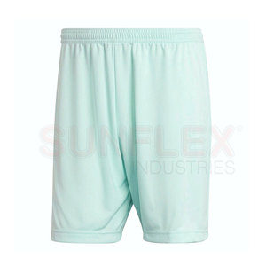 กางเกงฟุตบอลสีตามสั่ง ผลิตในปากีสถาน คุณภาพสูง น้ำหนักเบา โพลีเอสเตอร์ 100% แห้งเร็ว ระบายอากาศได้ดี ตัดเย็บด้วยระบบอัตโนมัติ - Product Image 1