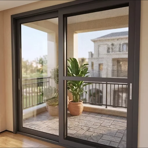 DEEZON AS2047 Australia Puertas Corredizas de Aluminio de 3 Vías con Mosquitera, Resistentes a Huracanes, Ahorro de Energía, Puertas de Patio con Rotura Térmica - Product Image 2