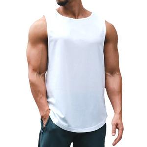 Camisetas de gimnasio OEM para hombre, camisetas sin mangas para gimnasio, ropa deportiva con tirantes, culturismo, Fitness, hombres, moda personalizada, algodón Spandex - Product Image 5