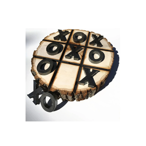 Vente chaude Noir Bois tic tac toe jeu maison vaisselle parfait Jouet Éducatif pour Enfants vente chaude vente chaude - Product Image 2