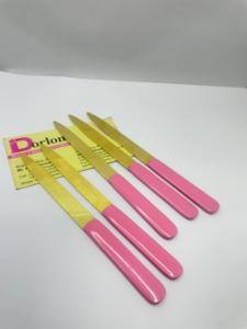 Lima de Uñas Profesional de Alta Calidad, Acero Inoxidable, Logotipo Personalizado, Hoja de Uñas Chapada en Oro, Lima de Uñas Personalizada en Pakistán - Product Image 5