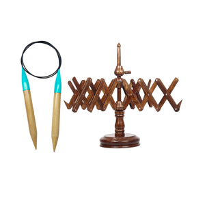 Aiguilles à tricoter en bois pour usage professionnel. Raccords lisses, câble flexible et durable, idéal pour la distribution en gros - Product Image 5