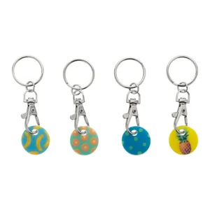 Portachiavi Personalizzato ColoShop a Forma di Carrello, Gadget Promozionali e Moschettoni Personalizzabili - Product Image 5