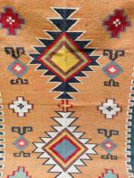 Geometrische abstrakte Muster hand gewebte moderne Dhurrie großflächige indische Wolle Jute Teppich für Home Prayer Wohnzimmer Schlafzimmer