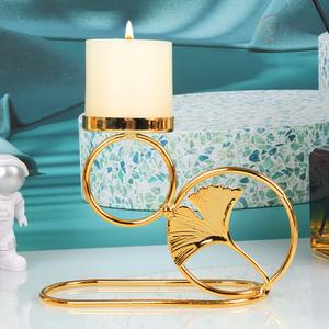 Portavelas de Metal Premium con Diseño Clásico |   Ideal para Decoración del Hogar, Hoteles y Eventos - Product Image 4