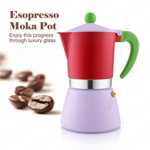 Cafetière électrique personnalisée en aluminium, ensemble de cafetière, cafetière à expresso à induction pour cuisinière, cafetière italienne en aluminium - Product Image 2