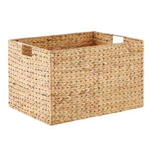 Sustainable Handmade Water Hyacinth Basket Manufacturer Decorative Eco Friendly Durable Lightweight from Vietnam - Product Image 6