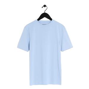 T-shirts à manches courtes 100% coton pour hommes, col rond confortable, tissu tricoté, vêtements à la mode - Product Image 1