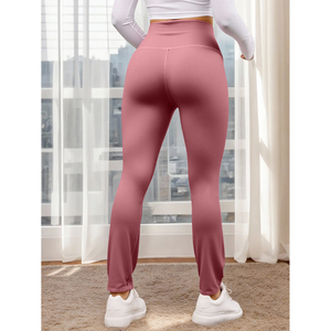 Women's High Waist Slim Fit Yoga Pants Workout <b>Leggings</b> for Fitness and Sports <b>Ankle</b> Wholesale Activewear Supplier - Product Image 4