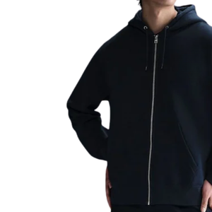 Sweat-shirt à capuche zippé pour homme, en molleton de coton, chaud, décontracté, uni, à manches longues, streetwear, mode, vente en gros personnalisée - Product Image 4