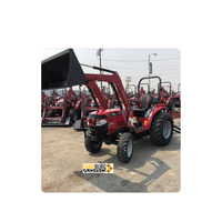 Petits équipements de charge frontale pour tracteurs à vendre, chargeuse sur pneus Mahindra avec moteur et composants de pompe, matériel agricole