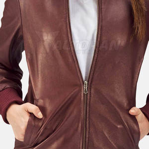 Veste en cuir pour femmes, look propre, tendance, veste en cuir pour femmes, tendance inspirée, veste en cuir pour femmes - Product Image 6